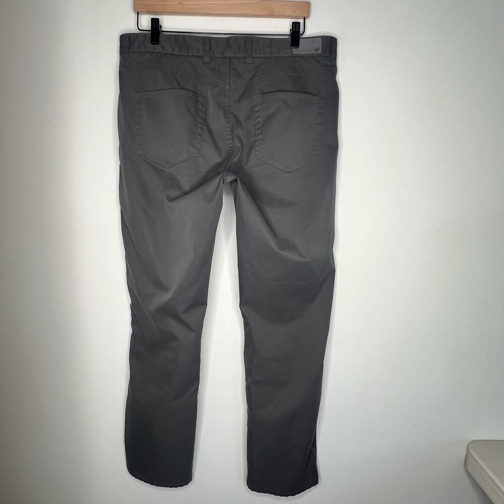 Peter Millar Grey Performance Pants Size 36/32 - Picture 5 of 8